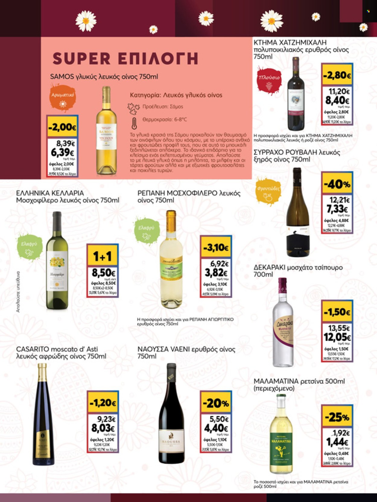 thumbnail - Φυλλάδια My market - 24.04.2024 - 08.05.2024 - Εκπτωτικά προϊόντα - μελόπιτα, αφρώδες κρασί, μπουκάλι. Σελίδα 19.