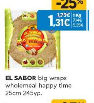 EL SABOR big wraps